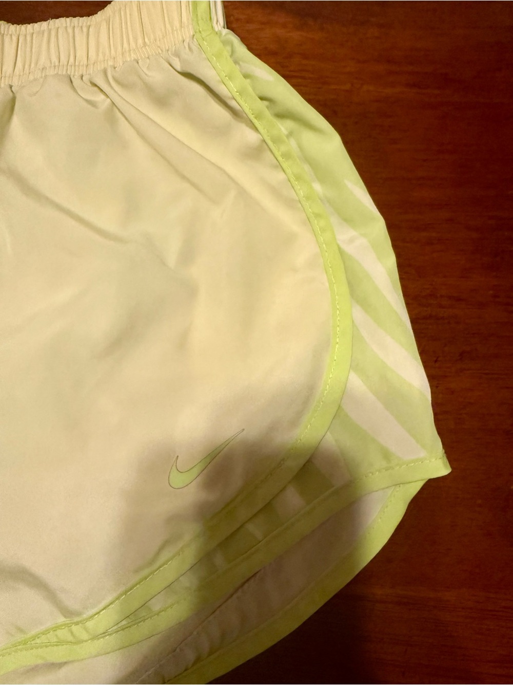 Nike Women’s Lime Green Athletic Running Shorts
